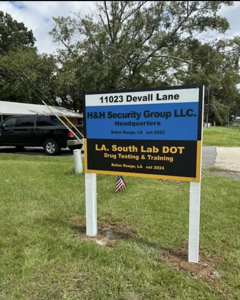 Our security guard at work in Baton Rouge, LA